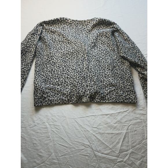 Madewell WOOL Blend Womens Ditsy Floral Long Sleeve Cardigan, Size X-Small. - Picture 4 of 4